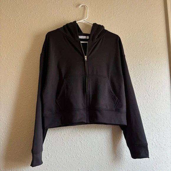Cloth by Design Black Zip-Up Hoodie - Picture 1 of 7